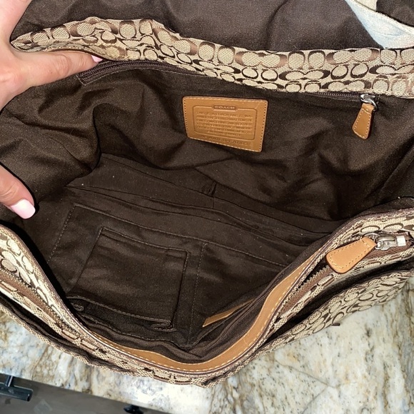 Coach Voyage Signature Messenger Bag - Picture 12 of 13